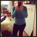 athleta blue shirt